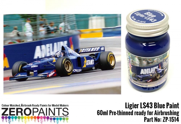 Ligier JS41 Dark Blue Paint 60ml zp-1152